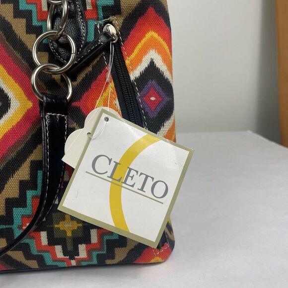 Cleto Concealed Carry Purse Shoulder Bag Protection Aztec Geometric Boho Artsy - Picture 5 of 13